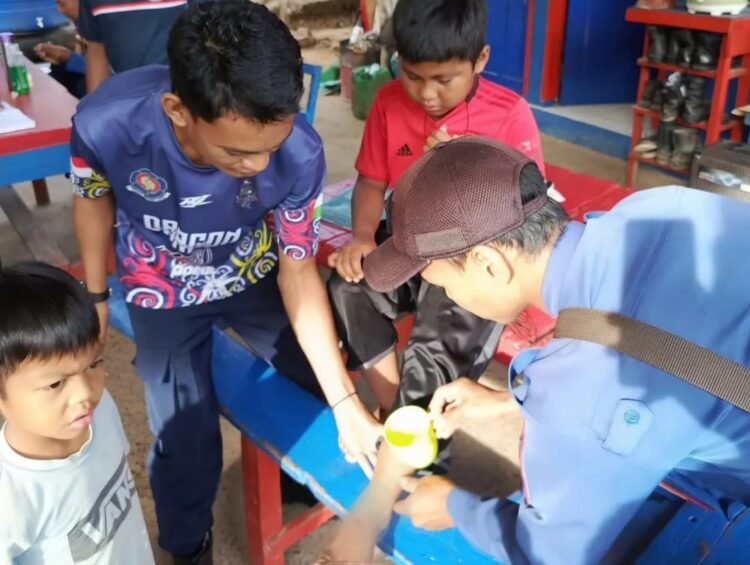 Kaki Tersangkut Kail Pancing, Bocah di Sebatik Utara Datangi Pos Damkar Minta Pertolongan