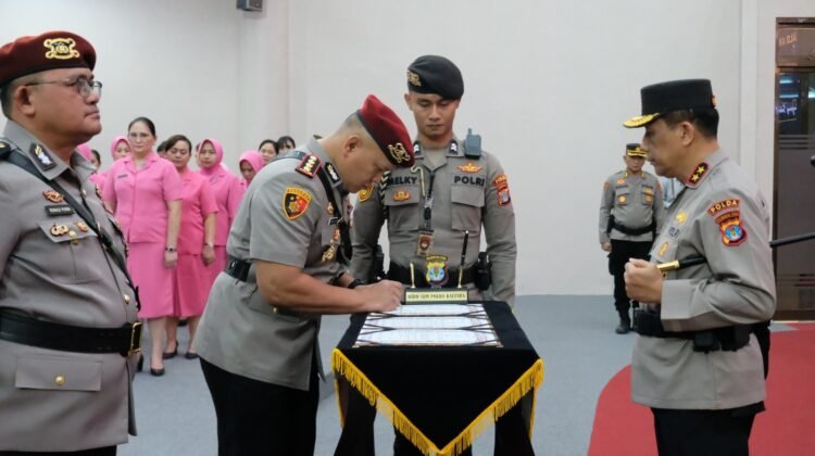 Kapolda Kaltara Pimpin Sertijab Dirreskrimsus Polda Kaltara