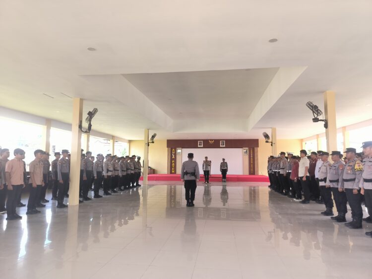 120 Personil Polres Tarakan Siap Laksanakan Pemberantasan Aksi Premanisme