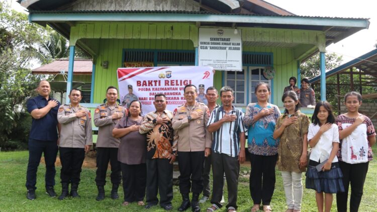 Kapolda Kaltara Laksanakan Bakti Religi di GSJA Anugerah Jelarai Tengah, Tanjung Selor