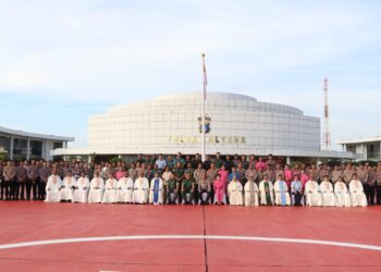 Kapolda Kaltara Dampingi Kunjungan Kardinal Suharyo: Perkuat Iman dan Soliditas Umat Katolik TNI–Polri di Momen Tahun Yubelium