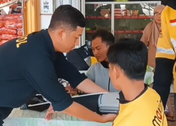 SiDokkes Polres Tarakan Gelar Pemeriksaan Kesehatan Gratis untuk Pengemudi Ojek Online di HUT Bhayangkara Ke-79