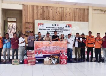 Pj Sekprov Kaltara Tinjau Posko Banjir Nunukan