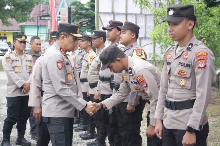 Kapolda Kaltara Kunjungi Polsek Tanjung Palas Utara, Apresiasi Kondisi Mako dan Tekankan Peran Bhabinkamtibmas