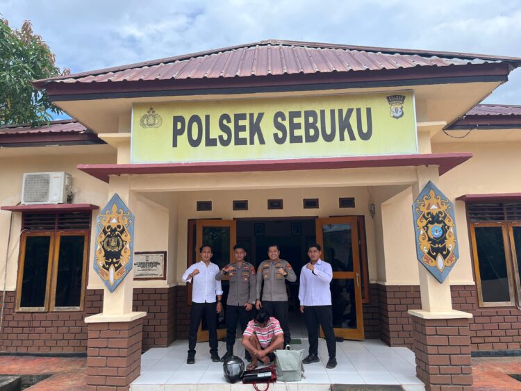 Bawa Kabur Motor Majikan Hingga ke Berau, RF Kini Masuk Bui Polsek Sebuku Nunukan