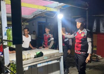 Ditsamapta Polda Kaltara Gelar Patroli Dialogis R4 di Wilayah Tanjung Selor Kabupaten Bulungan