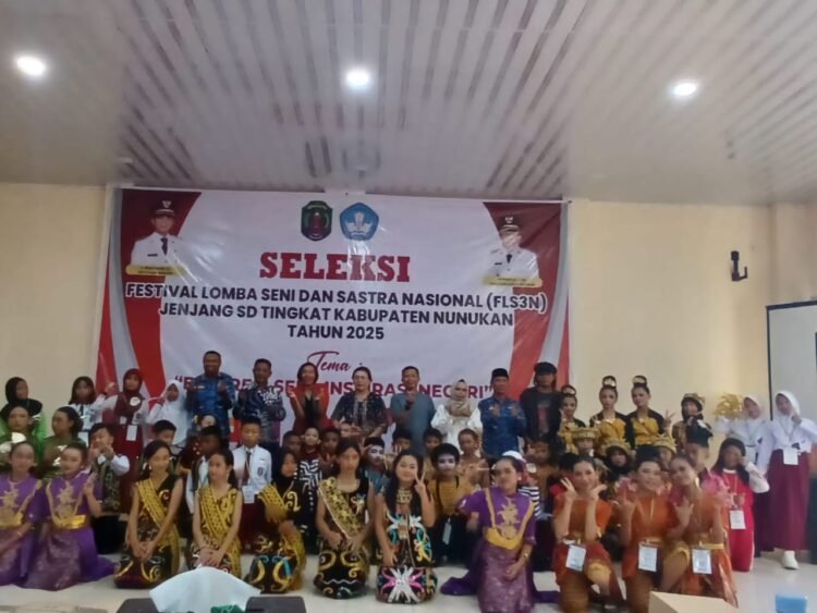 112 Pelajar  Ikuti FLS3N 2025 Tingkat SD di Nunukan, Tunjukan Bakat  dan Semangat kreativitas