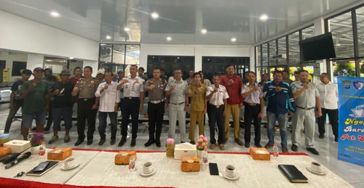 “Ngopi Bareng Pak Sopir” Upaya Satlantas Polres Tarakan Cegah Pelanggaran Lalulintas