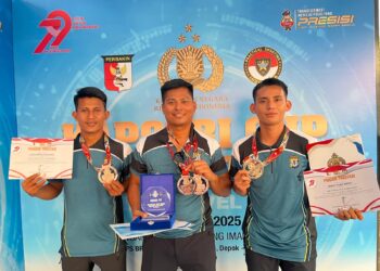 Polda Kaltara Meraih Prestasi di Kejuaraan Menembak Piala Kapolri 2025