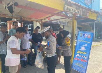 Wujud Kecintaan Polri kepada Masyarakat, Satlantas Polres Tarakan Ngopi Bareng Pak Sopir dan Tukang Ojek