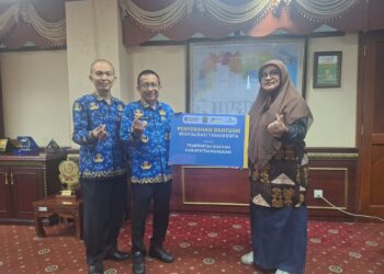 Salurkan Bantuan CSR, Taspen Bantu Revitalisasi Taman Alun-Alun Nunukan