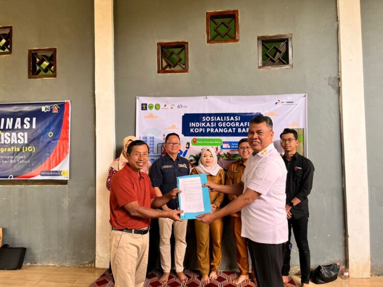 Kanwil Kemenkum Kaltim Inisiasi Pembentukan Masyarakat Peduli Indikasi Geografis (MPIG) Kopi Prangat