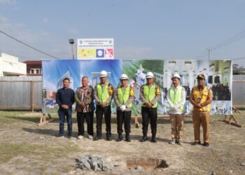 Ground Breaking..! Peletakan Batu Pertama Pembangunan Gedung BPKB Prototype Ditlantas oleh Kapolda Kaltara