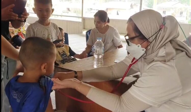 Di Desa Wisata Setulang, Dinkes Kaltara Gelar Pelayan Kesehatan Bergerak Gratis
