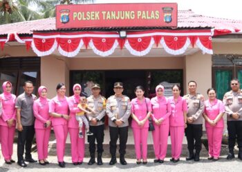 Kapolda Kaltara Kunjungi Polsek Tanjung Palas, Cek Kesiapan Personel dan Berikan Motivasi