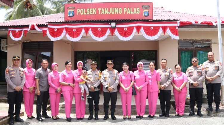 Kapolda Kaltara Kunjungi Polsek Tanjung Palas, Cek Kesiapan Personel dan Berikan Motivasi