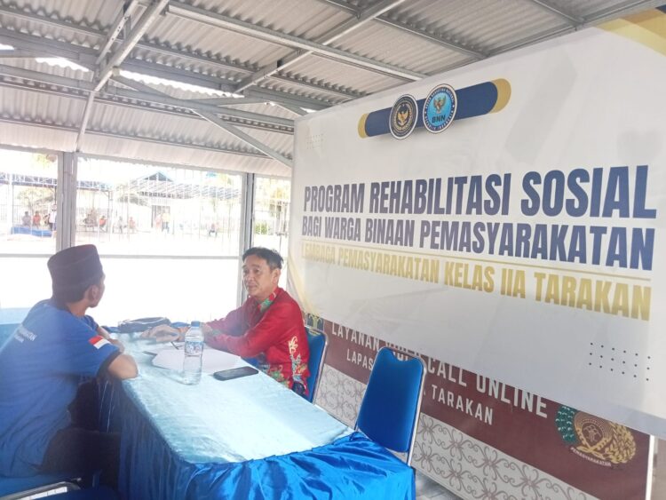 Rehabilitasi Pemasyarakatan Bagi Warga Binaan Bersama BNNP Kaltara, Langkah Lapas Tarakan Perkuat P4GN
