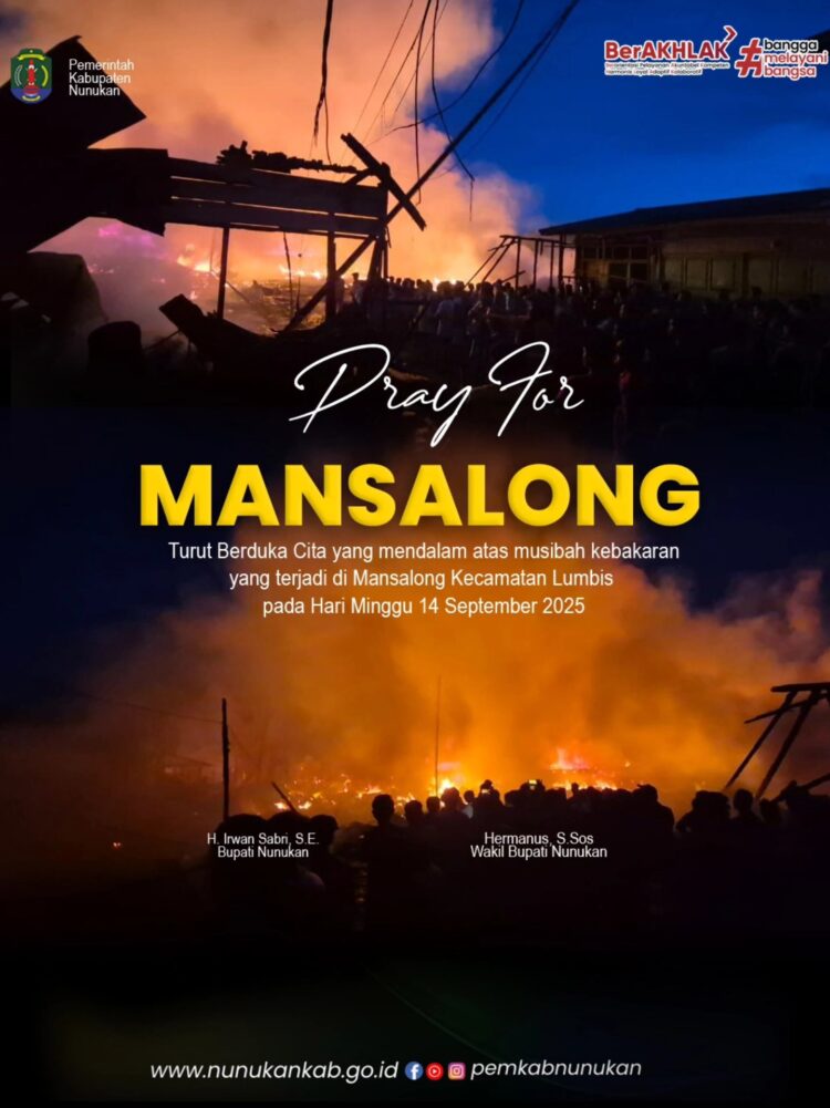 Pasca Kebakaran di Mansalong, Pemkab Nunukan Lakukan Penangan Darurat kepada Para Korban