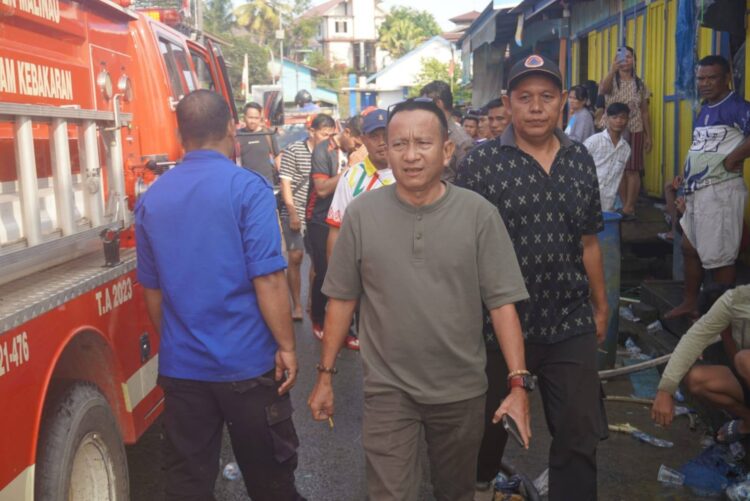 Pasca Kebakaran di Mansalong, Pemkab Nunukan Lakukan Penangan Darurat kepada Para Korban