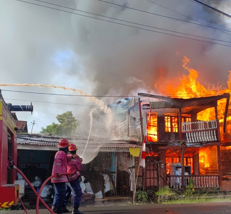 3 Rumah di Nunukan Ludes Terbakar