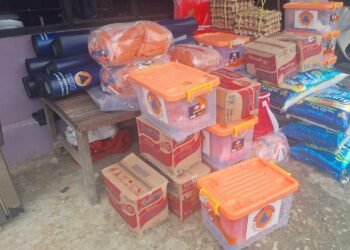 Korban Kebakaran Dapat Bantuan Sembako dari BPBD dan Dinas Sosial Nunukan