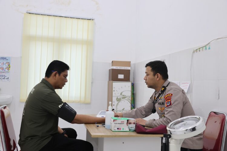Kapolda Kaltara Beserta PJU Polda Kaltara Laksanakan Pemeriksaan Kesehatan Berkala T.A. 2025