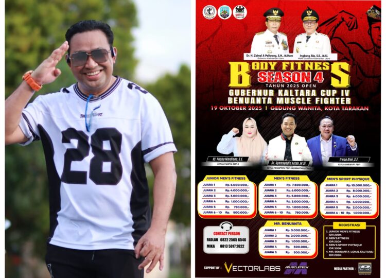 Fitness Mania Bersiap Ikuti Benuanta Muscle Fighter Season 4 Tahun 2025 Open