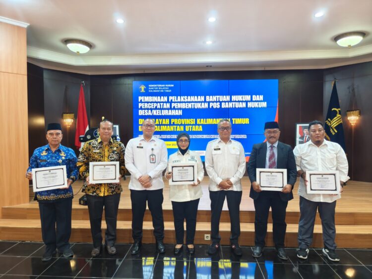 Wujudkan Layanan Hukum Merata, Kemenkum Kaltim Gelar Pembinaan dan Percepatan Posbankum Desa/Kelurahan