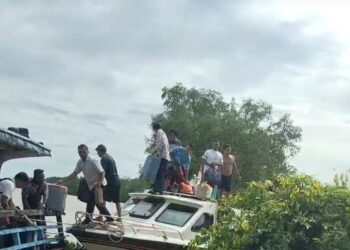Bawa Puluhan Penumpang,  Speedboat Malinau Expres Alami Kebocoran dan Terbalik