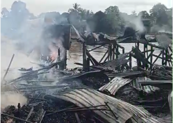 PMK : 51 Rumah dan Toko Terbakar di Lumbis