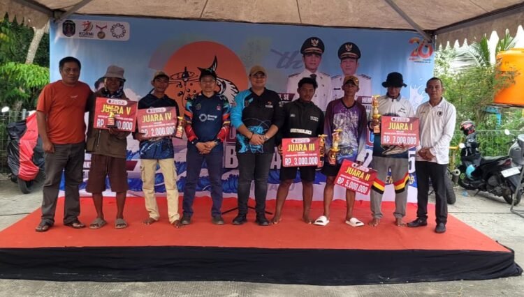 Tim 163 Raih Uang 7 Juta Sebagai Juara I Lomba Mancing Bupati Nunukan CUP 2025