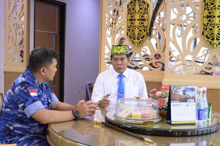 Bertemu Gubernur, Danlanud Anang Busra sampaikan Pembangunan Skadron UAV untuk Mendukung Pengawasan Perbatasan