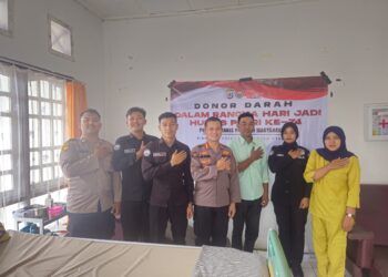 Peringati HUT ke-74 Humas Polri, Bidhumas Polda Kaltara Laksanakan Donor Darah Serentak