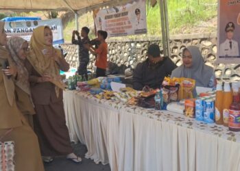 Warga Terbantu dengan Adanya Pasar Murah di HUT ke-26 Nunukan