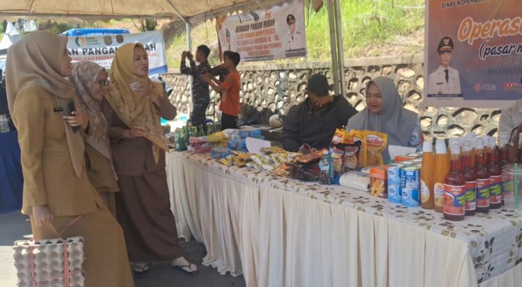 Warga Terbantu dengan Adanya Pasar Murah di HUT ke-26 Nunukan