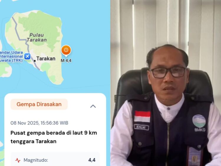Gempa Kembali Terjadi, Kepala BMKG Tarakan Himbau Masyarakat Tenang