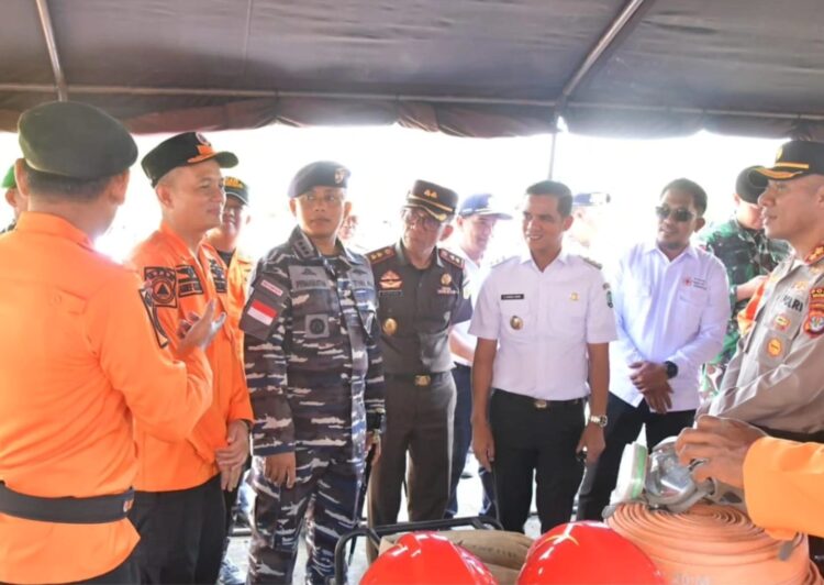 Bupati Nunukan Apresiasi Kesiapan Tanggap Darurat Bencana oleh TNI dan Polri