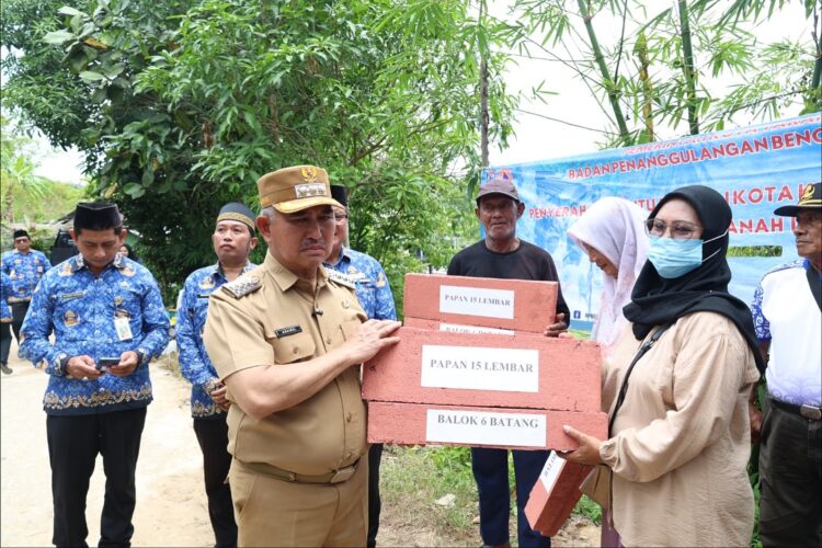 55 KK di Tarakan Terimana Bantuan Stimulan Pasca Terdampak Bencana