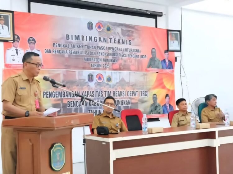 Plt Sekda Nunukan Buka Bimtek BPBD untuk Perkuat Kesiapsiagaan Bencana