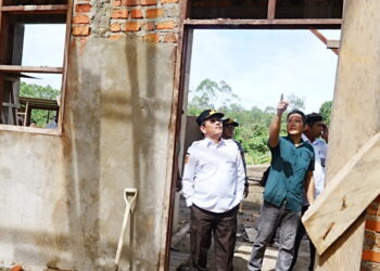Dorong Pemerataan Pembangunan, Wagub Tinjau Pembangunan Fasilitas SMK Negeri 1 Sembakung Atulai