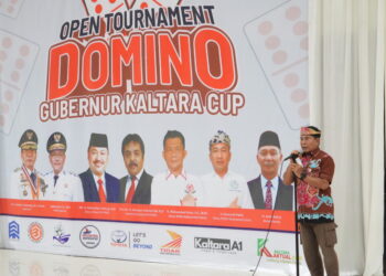 Gubernur Buka Tournament Domino Kaltara Cup 2025, Ajang Membangun Kebersamaan, Prestasi dan Penggerak Ekonomi Daerah