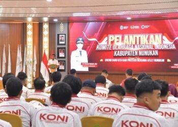 Bupati Nunukan Hadiri Pelantikan Pengurus KONI 2025–2029: Harap Lahir Energi Baru untuk Olahraga Nunukan