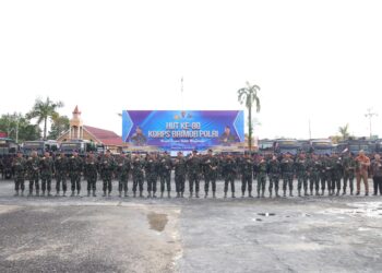 Kapolda Kaltara Pimpin Upacara HUT ke-80 Korps Brimob Polri, “Brimob Presisi untuk Masyarakat”
