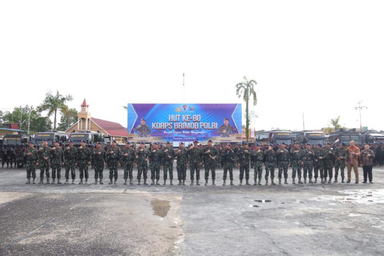 Kapolda Kaltara Pimpin Upacara HUT ke-80 Korps Brimob Polri, “Brimob Presisi untuk Masyarakat”