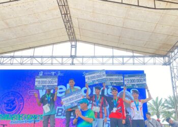 Personel Polda Kaltara Raih Podium di Lomba Lari Kaltara Begimpor Malom 2025