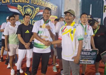Bukan Sekadar Prestasi, Tenis Bupati Cup Nunukan Angkat Tinggi Nilai Persaudaraan