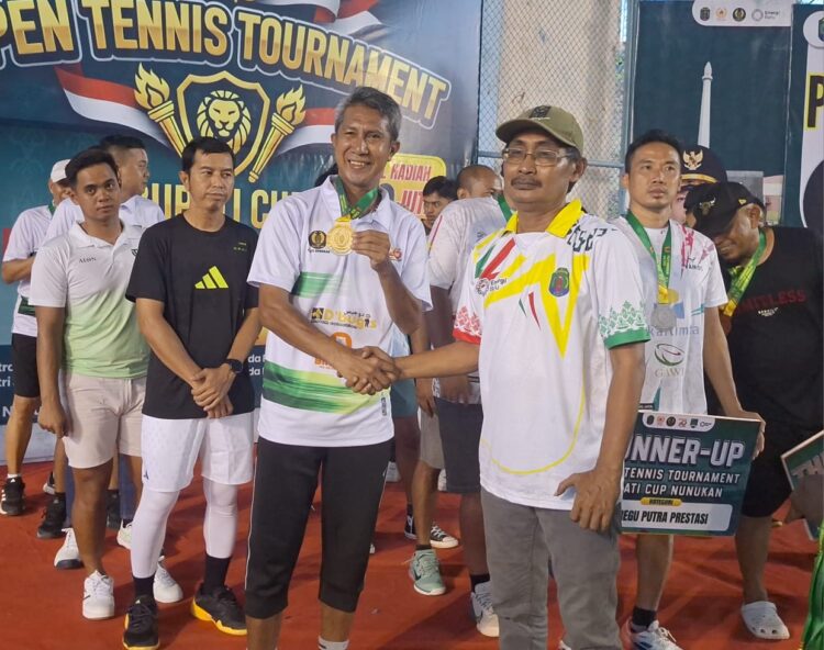 Bukan Sekadar Prestasi, Tenis Bupati Cup Nunukan Angkat Tinggi Nilai Persaudaraan