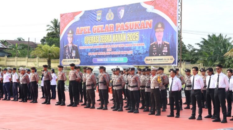 Polda Kaltara Gelar Apel Pasukan Operasi Zebra Kayan 2025: Wujudkan Lalu Lintas Aman dan Nyaman