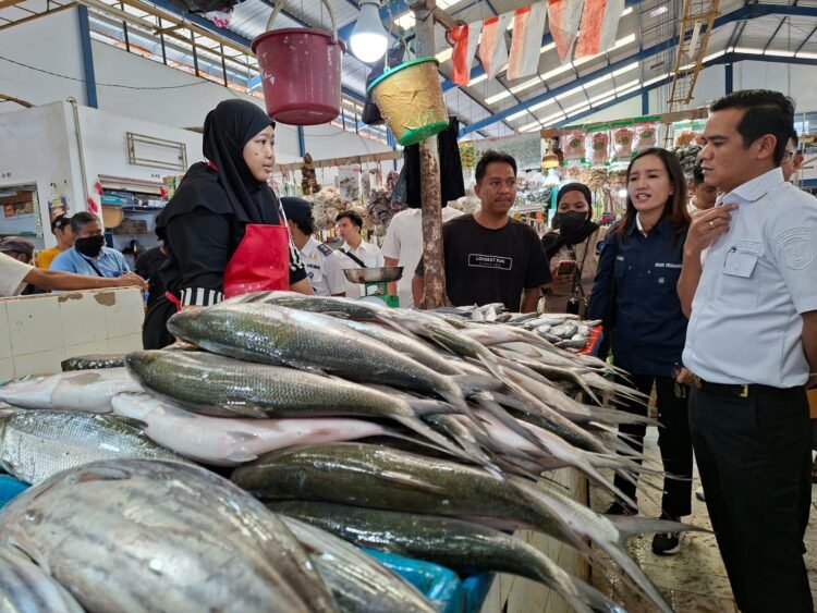 Blusukan ke Pasar, Bupati Irwan Pastikan Sembako Cukup dan Harga Terkendali