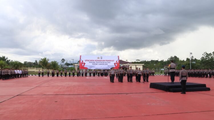 387 Personel Naik Pangkat, Kapolda Kaltara Pesan Kehormatan Harus Dijaga dengan Perilaku